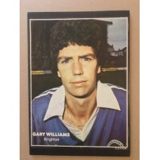 Signed picture of Gary Williams the Brighton footballer.